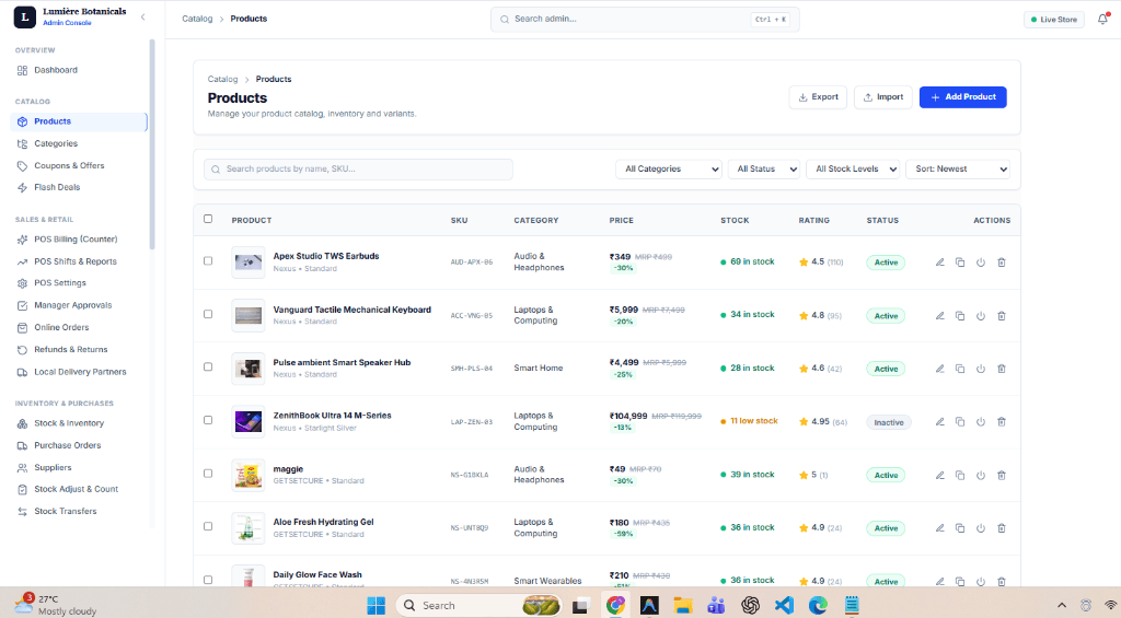 NexusStore preview